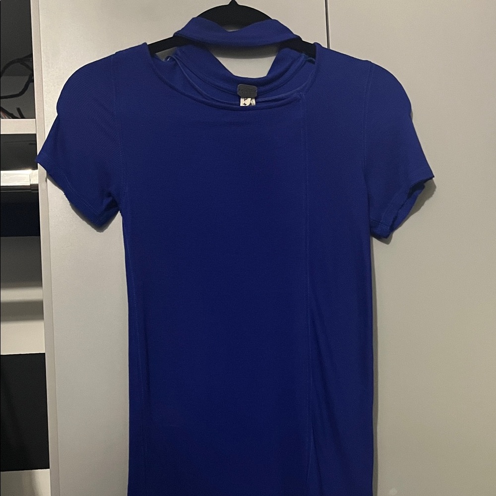 Free People Women's Short Sleeve Tee in Blue